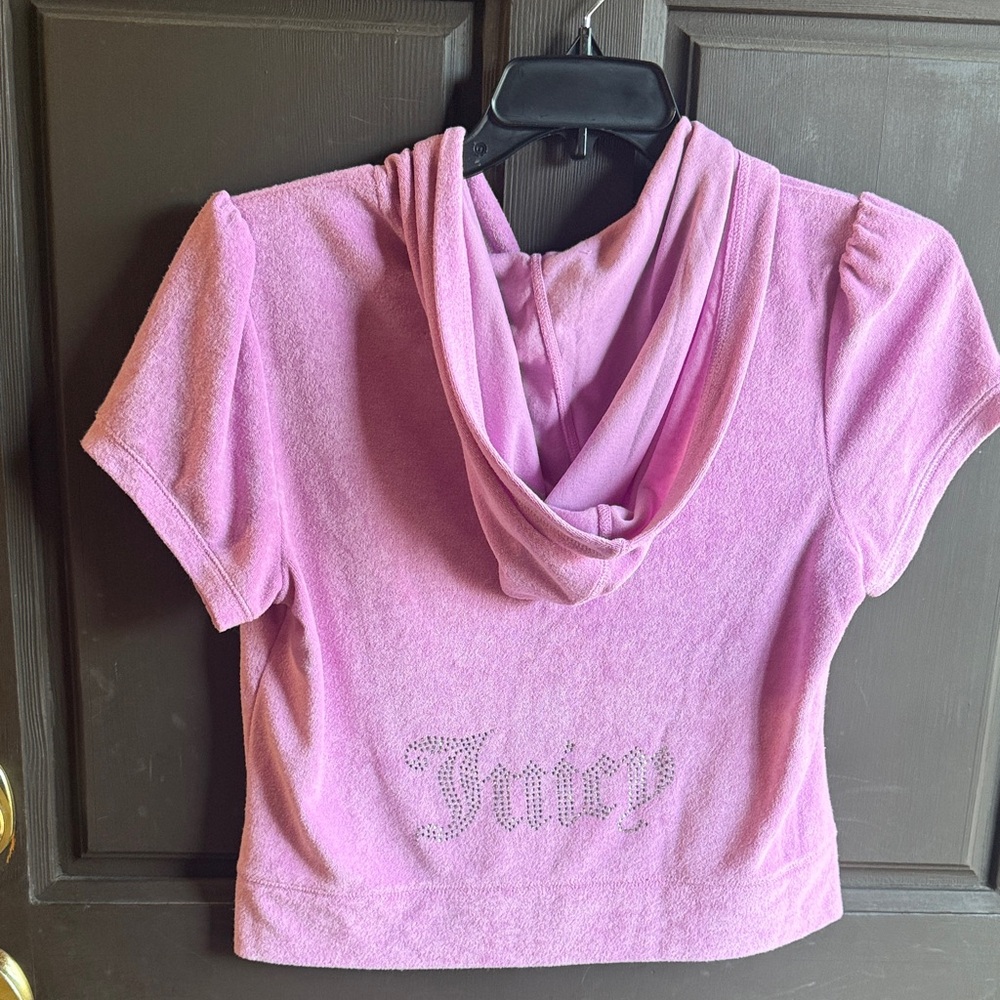 Juicy Couture Purple Terry Cloth Shorts